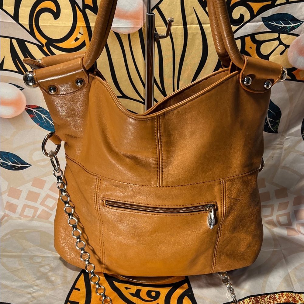 Valentina Italia buttery leather satchel bag - Picture 5 of 12